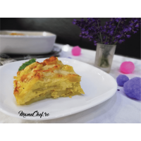 Cartofi cu mozzarela și șuncă la cuptor Cartofi cu mozzarela și șuncă la cuptor